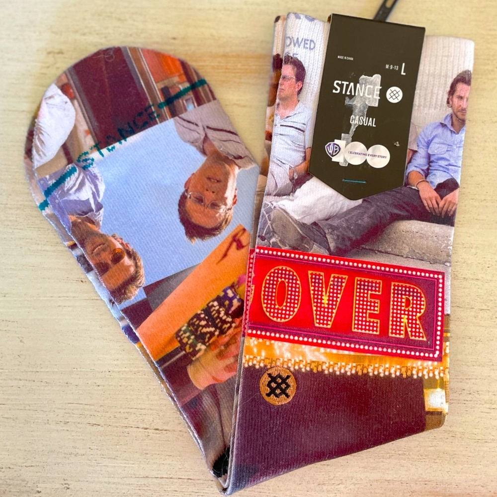 STANCE CREW SOCKS “THE HANGOVER” NEW SZ LG